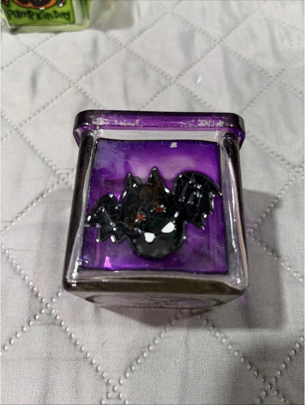 10 Assorted Halloween Tea Candle Holders Pumpkin, Bat, Cat And Spider